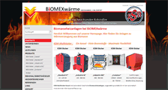 Desktop Screenshot of bio-mex.de