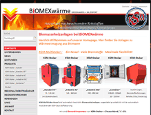 Tablet Screenshot of bio-mex.de
